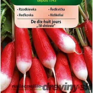 Vilmorin CLASSIC Reďkovka DE DIX-HUIT JOURS “18-dňová“ - skorá 10 g