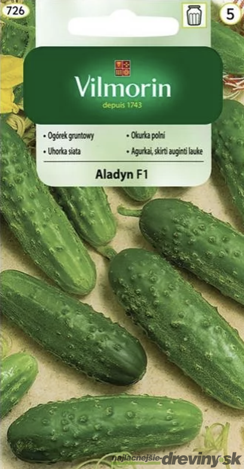 Vilmorin CLASSIC Uhorka siata ALADYN F1 skorá 5 g