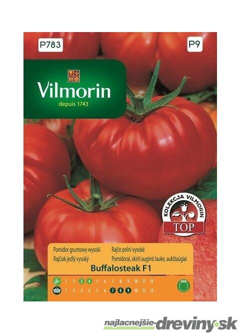 Vilmorin rajčiak Buffalosteak-Býčie srdce F1 10 ks (originál španielske)